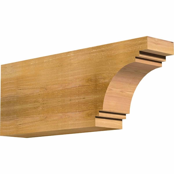 Ekena Millwork Pescadero Rough Sawn Rafter Tail, Western Red Cedar, 6"W x 12"H x 32"L RFT06X12X32PEC00RWR - main
